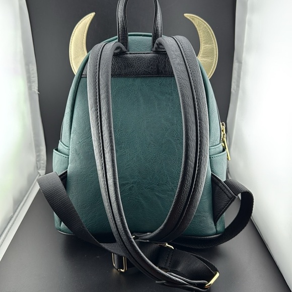 Loungefly x Loki Mini Backpack Thor God of Mischief Gold Disney Marvel - Picture 3 of 7
